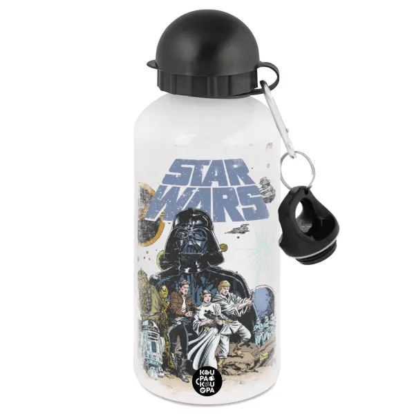Star Wars — Μεταλλικό παγούρι νερού, Λευκό, αλουμινίου 500ml