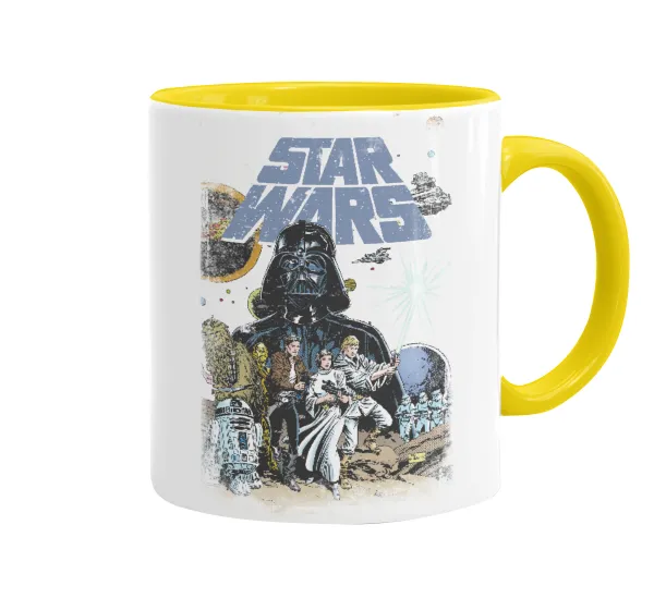 Star Wars — Mug colored yellow, ceramic, 330ml