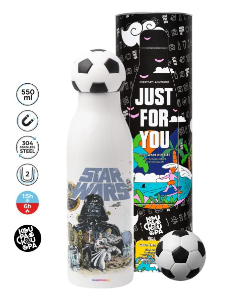 Star Wars — Soccer Metal mug thermos, double wall, 550ml