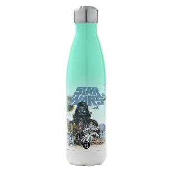 Star Wars, Metal mug thermos Green/White (Stainless steel), double wall, 500ml