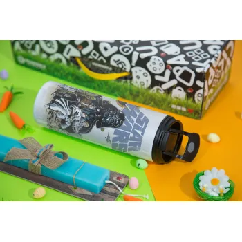 Star Wars, Πασχαλινή Λαμπάδα με Travel Tumbler θερμό με διπλό καπάκι (600ml, BPA free) & κερί αρωματικό πλακέ (30cm) (ΤΙΡΚΟΥΑΖ)