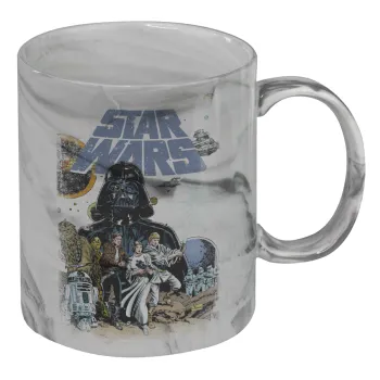 Star Wars, Κούπα κεραμική, marble style (μάρμαρο), 330ml