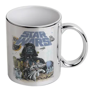 Star Wars, Mug ceramic, silver mirror, 330ml
