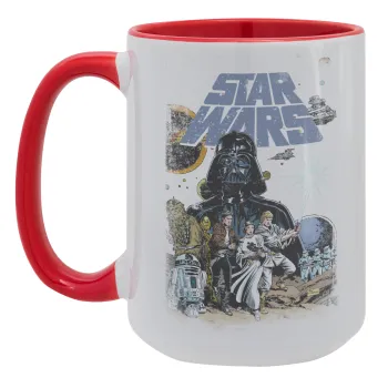 Star Wars, Κούπα Mega 15oz, κεραμική Κόκκινη, 450ml