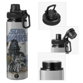 Star Wars, Μεταλλικό παγούρι νερού με καπάκι ασφαλείας, αλουμινίου 850ml
