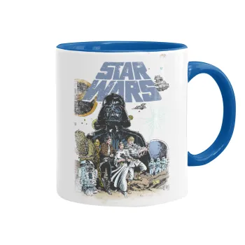Star Wars, Mug colored blue, ceramic, 330ml