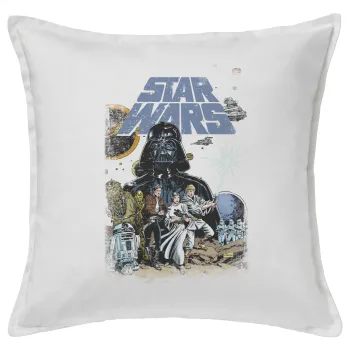 Star Wars, Sofa cushion White 50x50cm includes filling