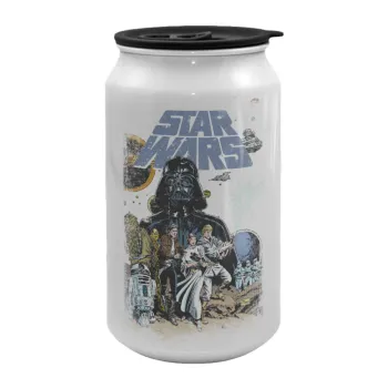 Star Wars, Κούπα ταξιδιού μεταλλική με καπάκι (tin-can) 500ml
