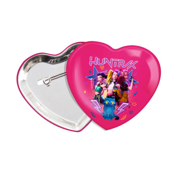Huntrix K-pop series, Κονκάρδα παραμάνα καρδιά (57x52mm)