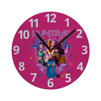 Huntrix K-pop series, Ρολόι τοίχου γυάλινο (20cm)