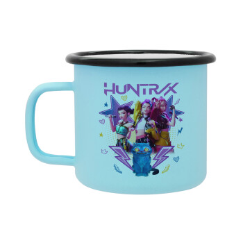 Huntrix K-pop series, Κούπα Μεταλλική εμαγιέ ΜΑΤ σιέλ 360ml
