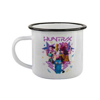Huntrix K-pop series, Κούπα εμαγιέ με μαύρο χείλος 360ml