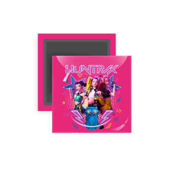 Huntrix K-pop series, Μαγνητάκι ψυγείου τετράγωνο διάστασης 5x5cm