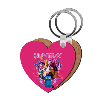 Huntrix K-pop series, Μπρελόκ Ξύλινο καρδιά MDF