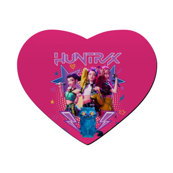 Huntrix K-pop series, Mousepad καρδιά 23x20cm