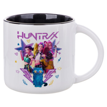 Huntrix K-pop series, Κούπα κεραμική 400ml Λευκή/Μαύρη