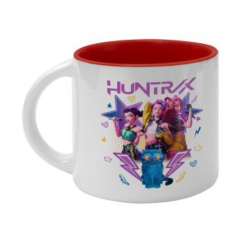 Huntrix K-pop series, Κούπα κεραμική 400ml Λευκή/Κόκκινη