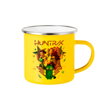 Huntrix K-pop series, Κούπα Μεταλλική εμαγιέ Κίτρινη 360ml