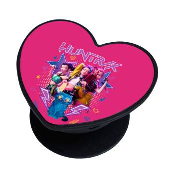 Huntrix K-pop series, Phone Holders Stand  καρδιά Μαύρο Βάση Στήριξης Κινητού στο Χέρι