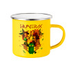 Yellow Enamel Metallic Cup 360ml