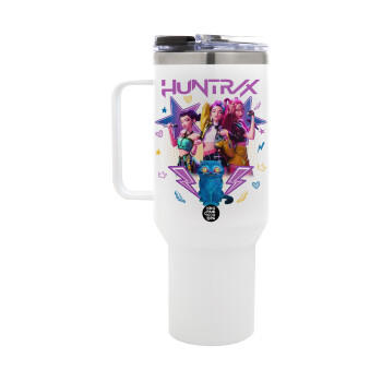 Huntrix K-pop series, Mega Tumbler με καπάκι, διπλού τοιχώματος (θερμό) 1,2L