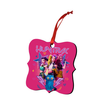 Huntrix K-pop series, Στολίδι Χριστουγεννιάτικο στολίδι polygon ξύλινο 7.5cm