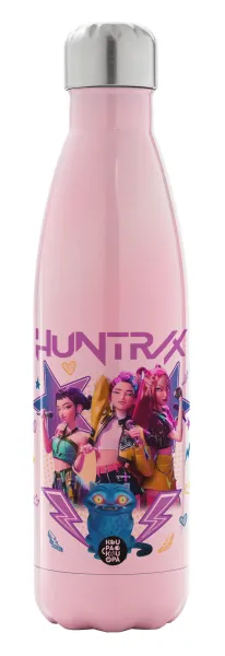 Huntrix K-pop series — Metal mug thermos Pink Iridiscent (Stainless steel), double wall, 500ml