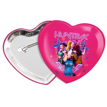 Huntrix K-pop series, Κονκάρδα παραμάνα καρδιά (57x52mm)