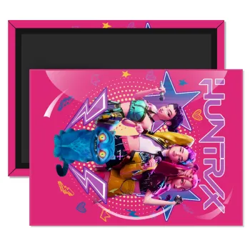 Huntrix K-pop series, Ορθογώνιο μαγνητάκι ψυγείου διάστασης 9x6cm