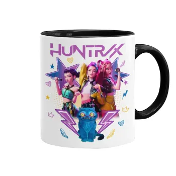 Huntrix K-pop series, Mug colored black, ceramic, 330ml