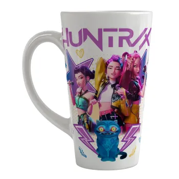 Huntrix K-pop series, Κούπα κωνική Latte Μεγάλη, κεραμική, 450ml