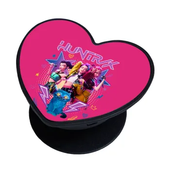 Huntrix K-pop series, Phone Holders Stand  καρδιά Μαύρο Βάση Στήριξης Κινητού στο Χέρι