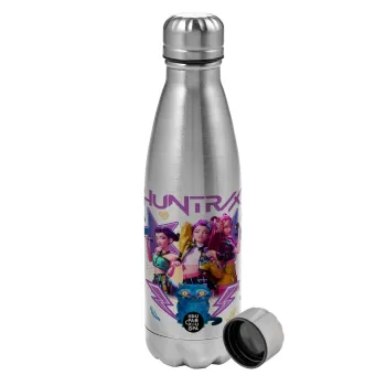 Huntrix K-pop series, Metallic water bottle, stainless steel, 750ml