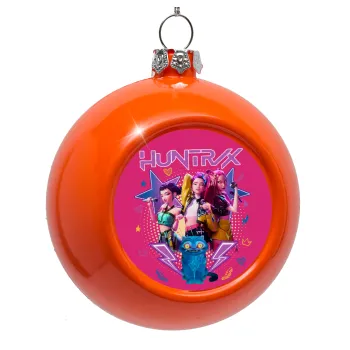 Huntrix K-pop series, Στολίδι Χριστουγεννιάτικη μπάλα δένδρου Πορτοκαλί 8cm