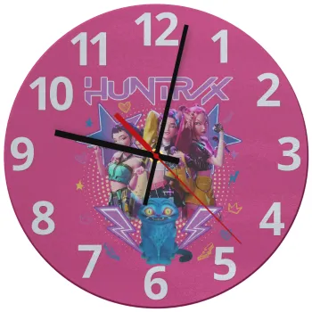 Huntrix K-pop series, Ρολόι τοίχου γυάλινο (30cm)