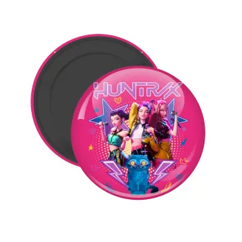 Huntrix K-pop series, Μαγνητάκι ψυγείου στρογγυλό διάστασης 5cm