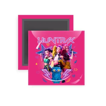 Huntrix K-pop series, Μαγνητάκι ψυγείου τετράγωνο διάστασης 5x5cm