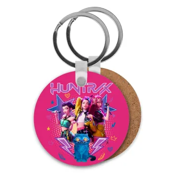 Huntrix K-pop series, Μπρελόκ Ξύλινο στρογγυλό MDF Φ5cm