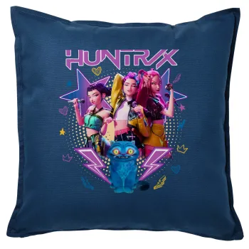 Huntrix K-pop series, Sofa cushion Blue 50x50cm includes filling