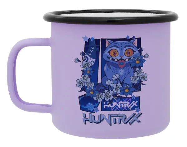 Huntrix Derpy the blue tiger — Κούπα Μεταλλική εμαγιέ ΜΑΤ Light Pastel Purple 360ml