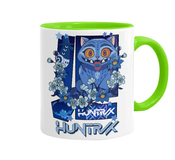 Huntrix Derpy the blue tiger — Κούπα χρωματιστή βεραμάν, κεραμική, 330ml