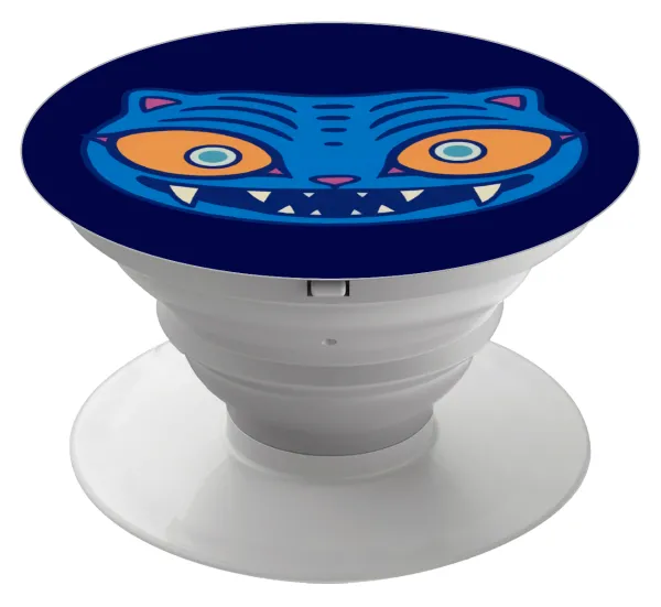 Huntrix Derpy the blue tiger — Phone Holders Stand  Λευκό Βάση Στήριξης Κινητού στο Χέρι
