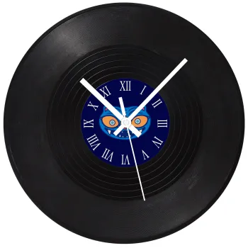 Huntrix Derpy the blue tiger, Ρολόι τοίχου Βινύλιο (30cm)