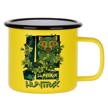 Huntrix Derpy the blue tiger, Metallic enamel MATT Yellow cup 360ml