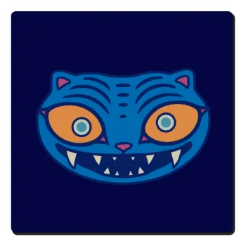 Huntrix Derpy the blue tiger, Τετράγωνο μαγνητάκι ξύλινο 6x6cm