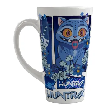 Huntrix Derpy the blue tiger, Κούπα κωνική Latte Μεγάλη, κεραμική, 450ml