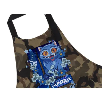 Huntrix Derpy the blue tiger, Ποδιά Σεφ με τσέπες, Βαμβακερή, Camouflage (ΕΝΗΛΙΚΩΝ, 100% COTTON)