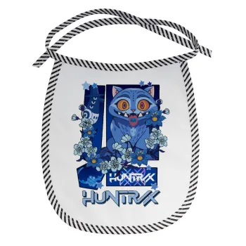 Huntrix Derpy the blue tiger, Σαλιάρα μωρού αλέκιαστη με κορδόνι Μαύρη