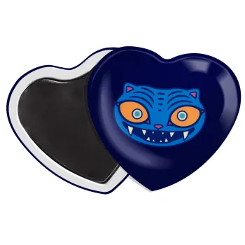 Huntrix Derpy the blue tiger, Μαγνητάκι καρδιά (57x52mm)
