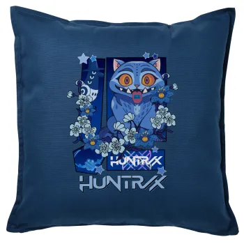 Huntrix Derpy the blue tiger, Sofa cushion Blue 50x50cm includes filling